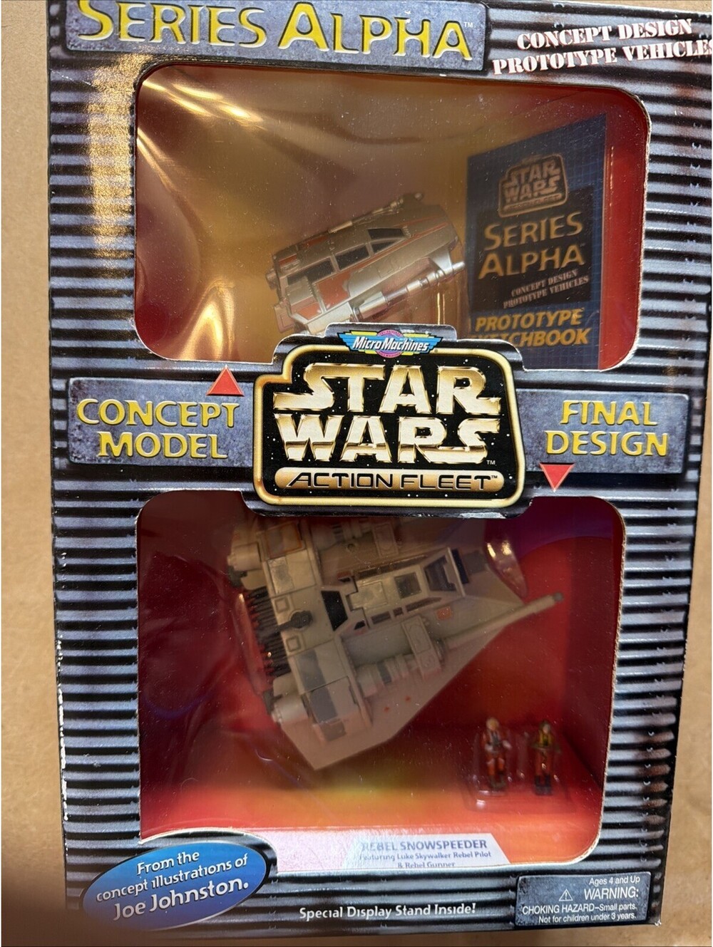 1996 STAR WARS Micro Machines Action Fleet Series Alpha Rebel Snowspeeder MISB
